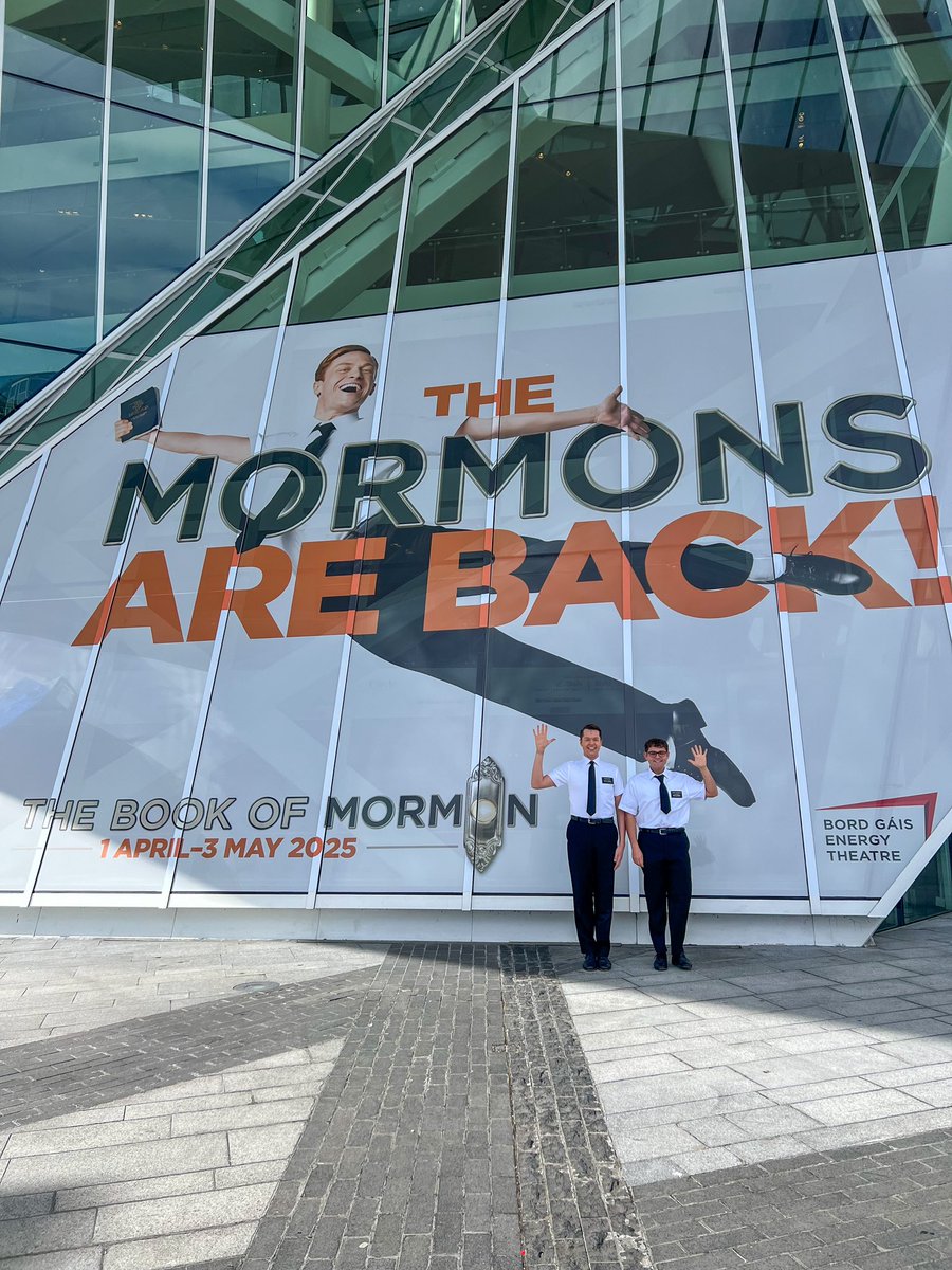 The B🐸🐸k of Mormon (@bookofmormonuk) on Twitter photo It’s time to show Dublin what #TheBookOfMormonMusical is all about! 🙌
Let your spirit grow from 1st April - 3rd May at <a href="/BGETheatre/">Bord Gáis Energy Theatre</a>! 🤩
#TheBookOfMormonTour It’s time to show Dublin what #TheBookOfMormonMusical is all about! 🙌
Let your spirit grow from 1st April - 3rd May at <a href="/BGETheatre/">Bord Gáis Energy Theatre</a>! 🤩
#TheBookOfMormonTour