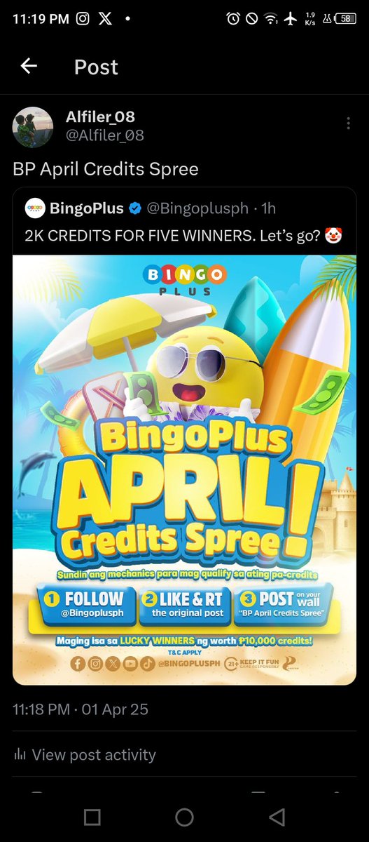 Alfiler_08's tweet photo. @Bingoplusph hopefully sana mapili na this time please🙏🙏🙏🙏 https://t.co/hoLZql9DG1