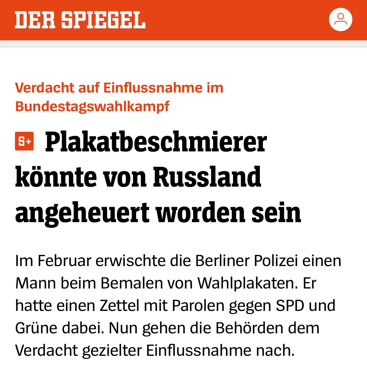 Wer diesen Verdacht wie auch bei den Anschlägen für völligen Blödsinn abtut, hat noch immer nicht verstanden, wie Russland seit Jahren unser Land hybrid angreift.