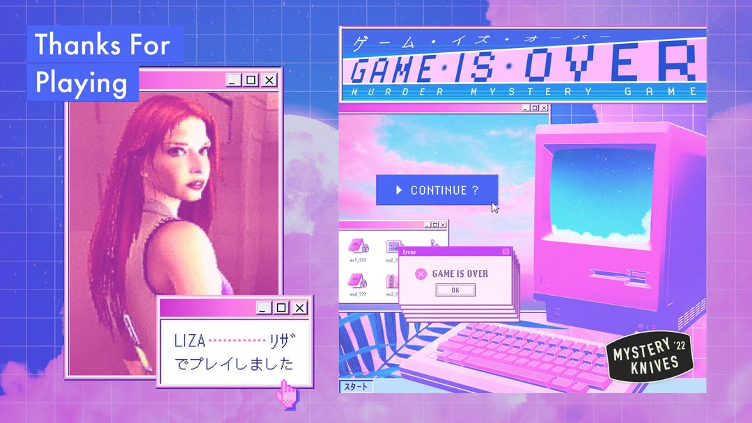 nazotokisuki23's tweet photo. これは面白い!📺️
いやでも大変だったのでこのゲームは遊んではいけません!🤣
メタフィクションマーダーミステリーとはなんぞ?と思ったけどメタフィクションマーダーミステリーでした(?)
GMヨノツキさん、一緒に遊んでくれた皆様!ありがとうございました✨️
#GAMEISOVER https://t.co/Md4PlzY0Ih