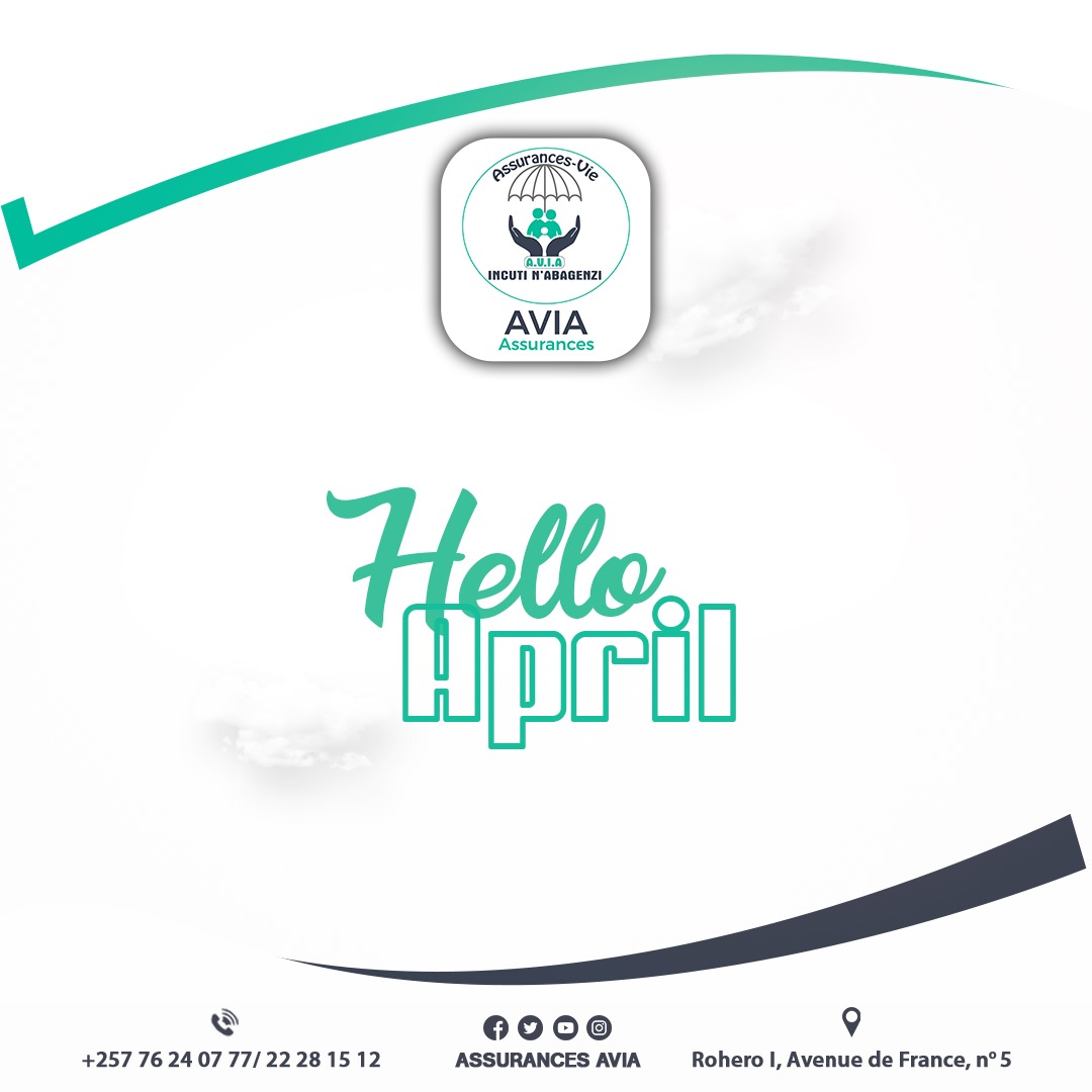 May this month of April be filled with success and serenity for you and your loved ones.Count on us to ensure your peace of mind.

#assurance_AVIA