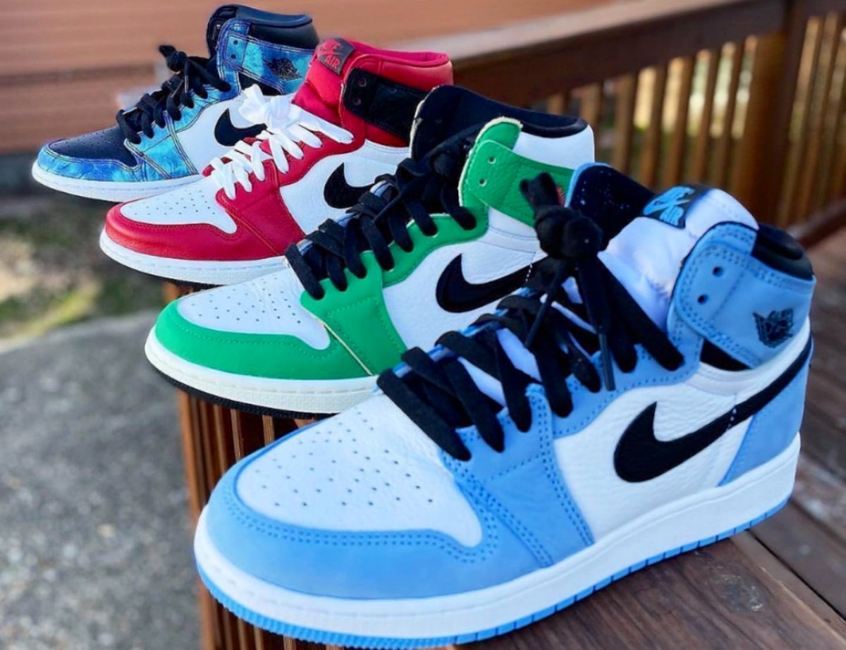 LacedByNxte's tweet image. 🌈 One colorway just isn’t enough! 🔥 Which pair are you rocking with? 💙❤️💚🎨 Custom kicks that turn heads every step of the way. #CustomSneakers #SneakerArt #1FKickz #KickStreaming