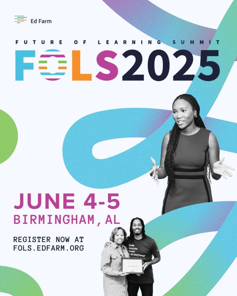 📢 Registration is now OPEN for the 2025 Future of Learning Summit (FOLS)!

Don’t miss out on dynamic speakers, informative sessions, hands-on workshops, and a Digital Playground!

To learn more and register, visit fols.edfarm.org.