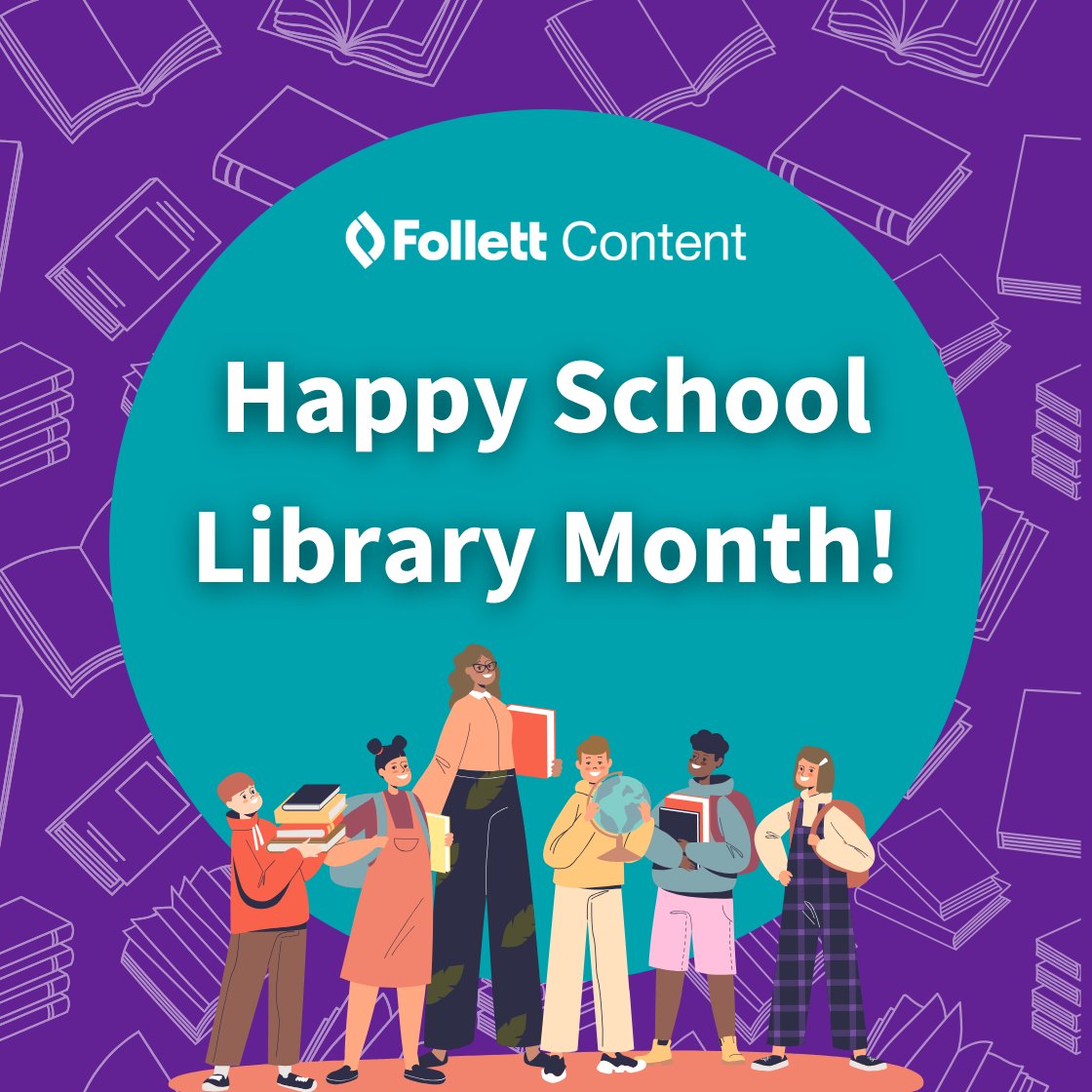 It's #SchoolLibraryMonth!

This month, we celebrate the incredible impact of school libraries and the dedicated librarians who inspire curiosity, foster a love of reading, and support lifelong learning. We are so thankful for you! 

#WeLoveLibrarians #Libraries #Librarians