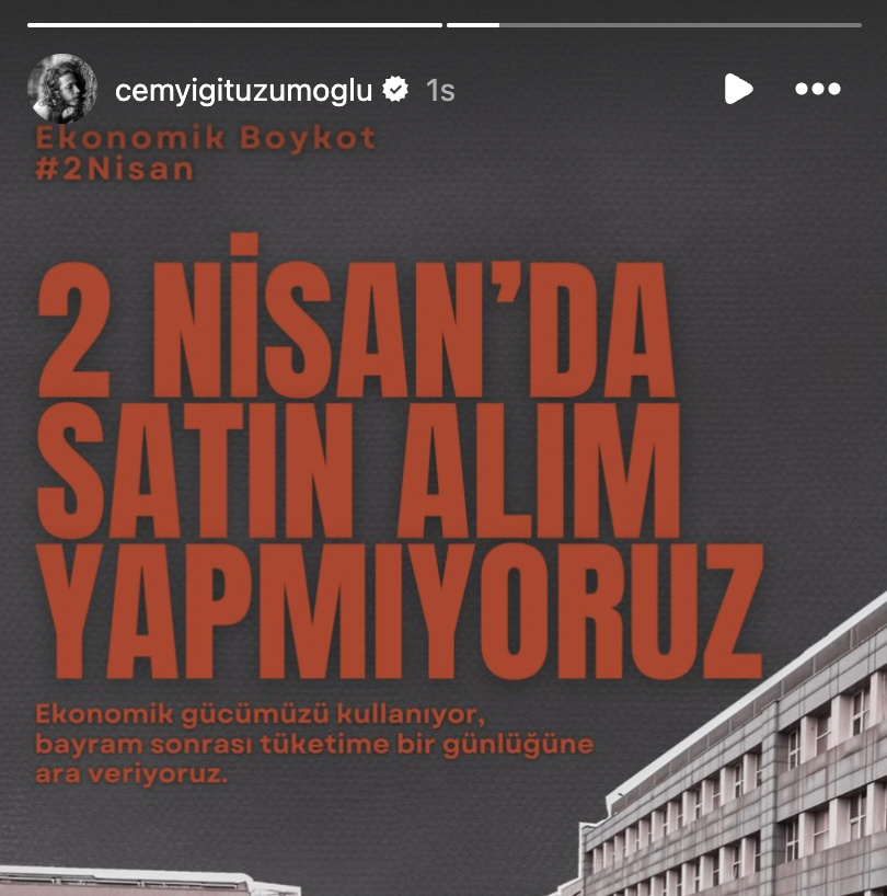 PopFestTR's tweet photo. Cem Yiğit Üzümoğlu, kitlesini boykota çağırdı. https://t.co/bpWVEc63YF
