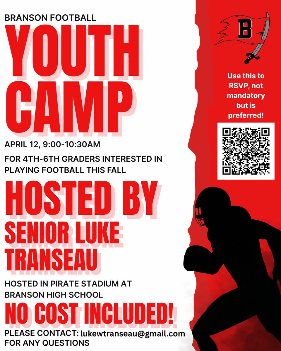 Branson Pirate Football tweet media