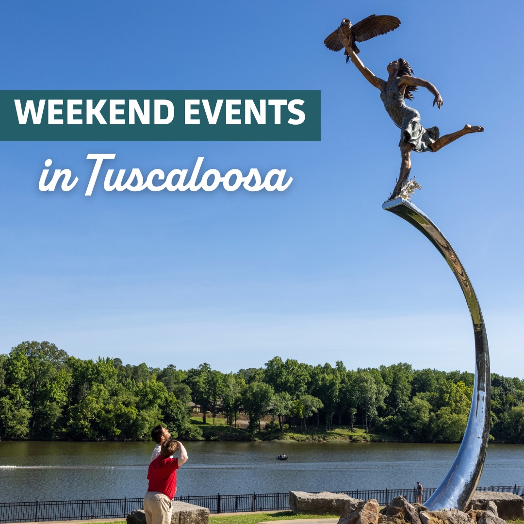 🔜 Tuscaloosa is the place to be this weekend with several big events! Click here for details. 👉 bit.ly/3DNBvTL