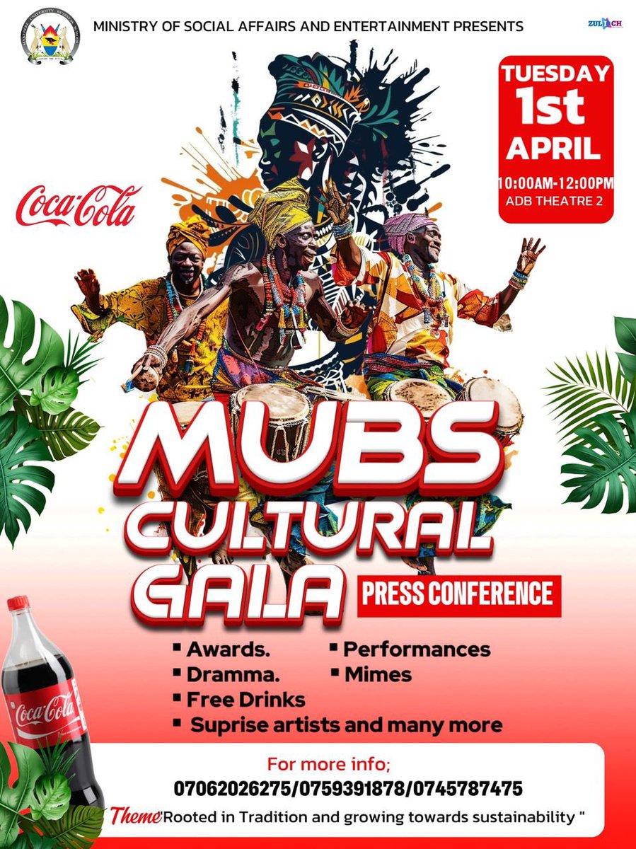 Amanya Moses (@amanyamosesk) on Twitter photo Today we held a press conference ahead of the Cultural Gala that will happen this Friday-4th April 2025 at Makerere University Business School <a href="/OfficialMubs/">Makerere University Business School</a>
#MUBSCulturalGala
#ShareACoke Today we held a press conference ahead of the Cultural Gala that will happen this Friday-4th April 2025 at Makerere University Business School <a href="/OfficialMubs/">Makerere University Business School</a>
#MUBSCulturalGala
#ShareACoke