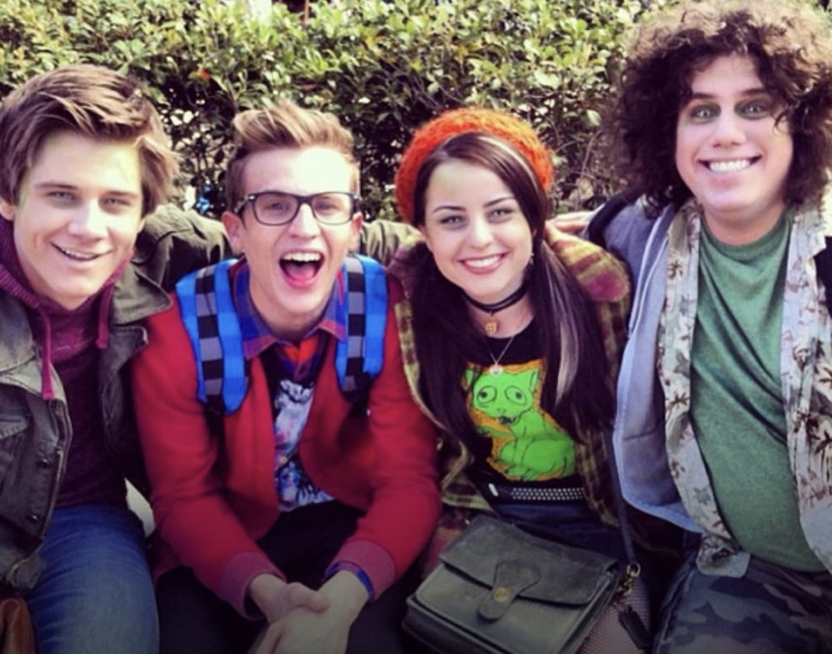 solelynostalgia's tweet photo. ‘Zombies and Cheerleaders’

Starring Maia Mitchell and John DeLuca. Focused on Maia’s character, Addison, a newbie cheerleader who meets a fellow student played by Luke Benward, who also happens to secretly be a zombie. It was later reworked and became DCOM, ‘ZOMBIES’ https://t.co/wacyYZkFIb