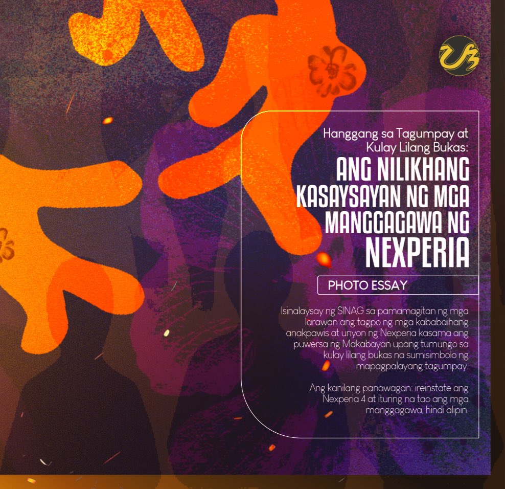 PahayagangKAPP's tweet photo. Hindi natatapos sa Buwan ng Marso ang pagkilala sa karapatan ng kababaihan.

Inihahandog ng SINAG ang koleksyon ng iba't ibang kuwento ng pakikibaka at pag-asa.

#InternationalWomensMonth
#LabananAngAbuso
#AbanteBabae https://t.co/u6ZOZ598io