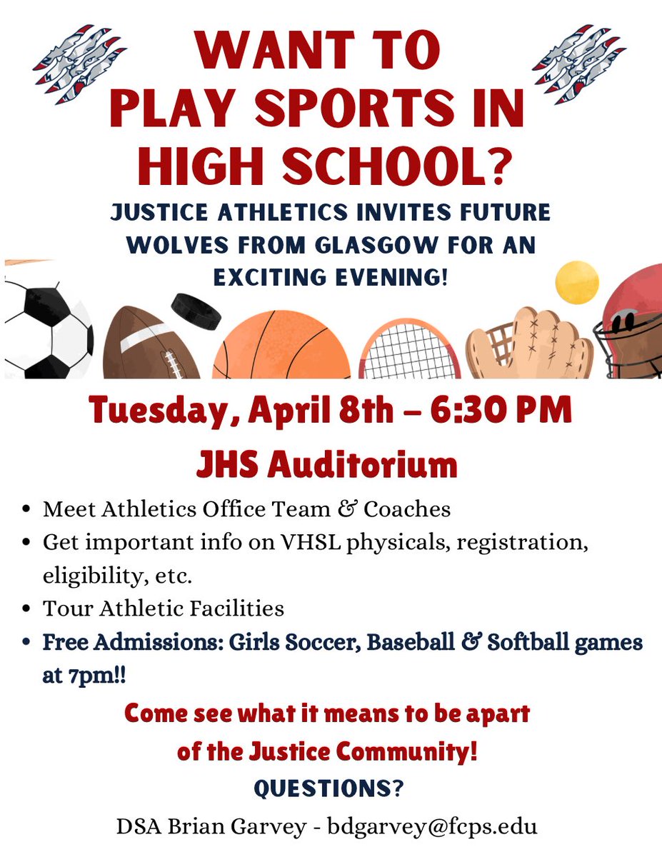 Come join us for an informational session on Justice Athletics next week!