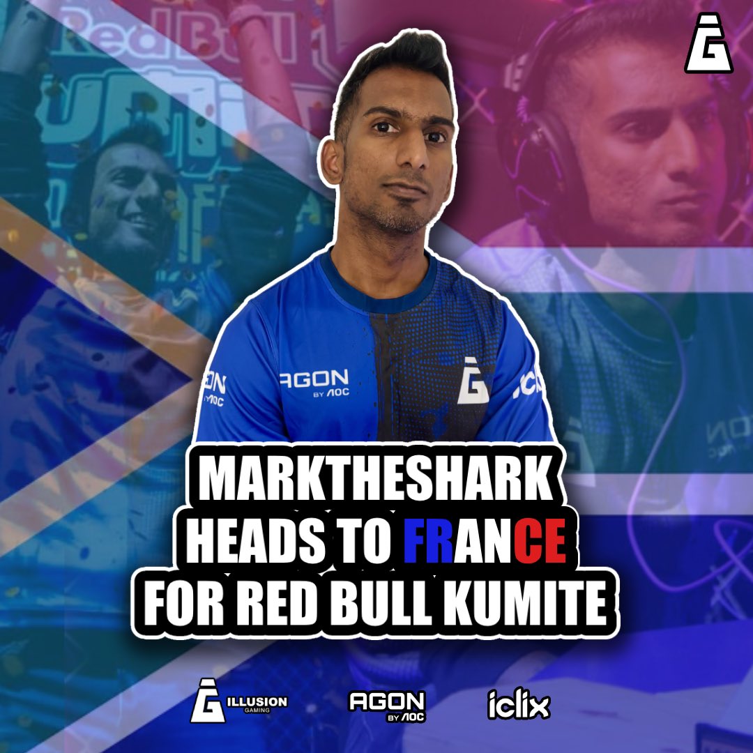 Illusion Gaming (@_illusiongg) on Twitter photo Today is the day! 🏆🇫🇷🦈 <a href="/MarkTheShark92/">Illusion | MarkTheShark</a> will be travelling to France today to take part in Red Bull Kumite this weekend, representing South Africa on one of the biggest stages in the world!
Big shout out to <a href="/RedBullZA/">Red Bull South Africa 🇿🇦</a> <a href="/redbullgaming/">Red Bull Gaming</a> for organising this ❤️💙 #RedBullKumite #SF6 Today is the day! 🏆🇫🇷🦈 <a href="/MarkTheShark92/">Illusion | MarkTheShark</a> will be travelling to France today to take part in Red Bull Kumite this weekend, representing South Africa on one of the biggest stages in the world!
Big shout out to <a href="/RedBullZA/">Red Bull South Africa 🇿🇦</a> <a href="/redbullgaming/">Red Bull Gaming</a> for organising this ❤️💙 #RedBullKumite #SF6