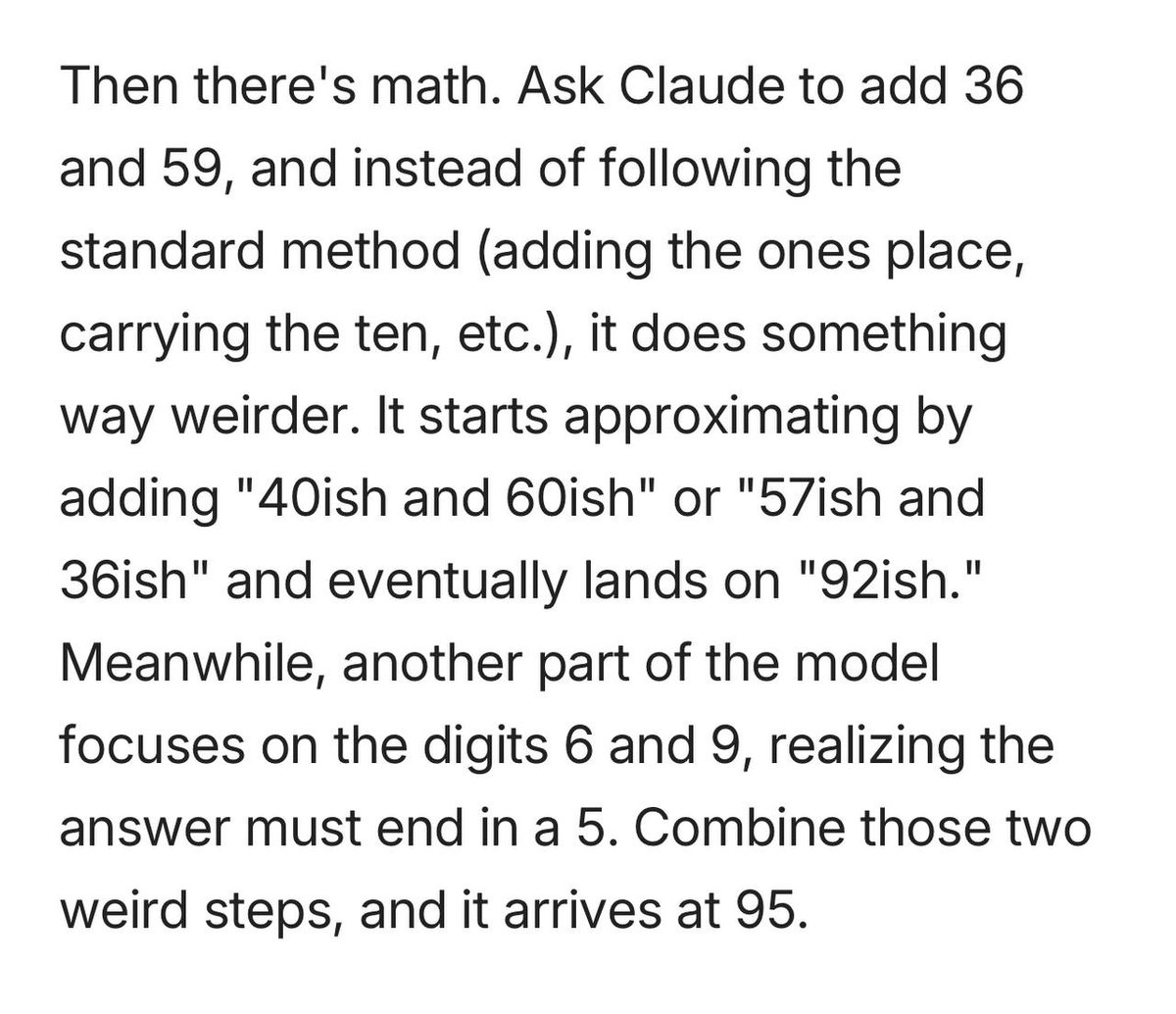 hexawulf's tweet image. Claude tried to add 36 + 59 and got &apos;92ish&apos; after some wild mental gymnastics 🤔💃. Guess when your calculator says &apos;ish,&apos; you know it&apos;s time for a math tutor! 🧮😂 #ClaudeMath #MathStruggles
techspot.com/news/107347-fi…