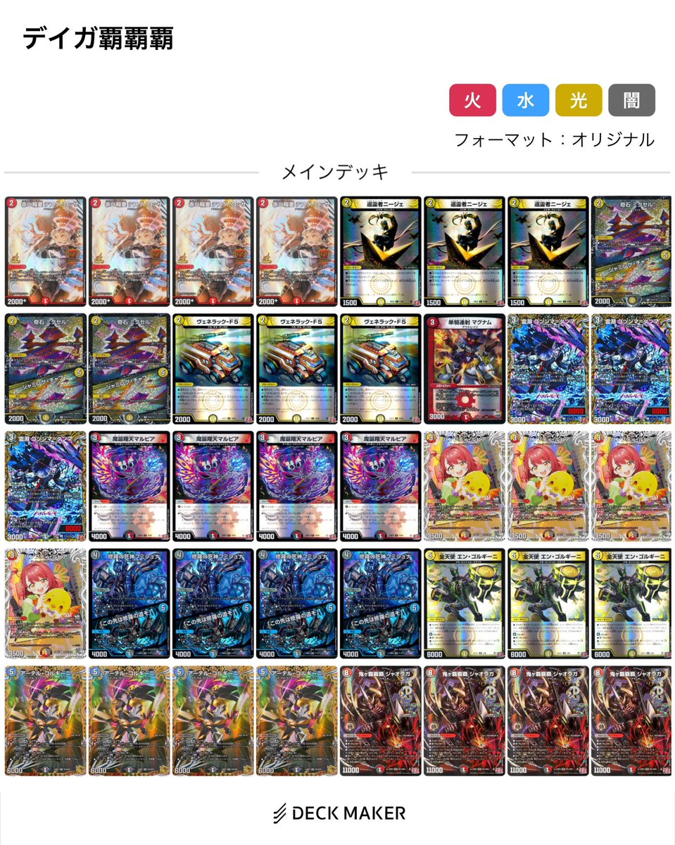 毎日デュエルマスターズ デイガジャオウガ ニセバードメタビート 結局