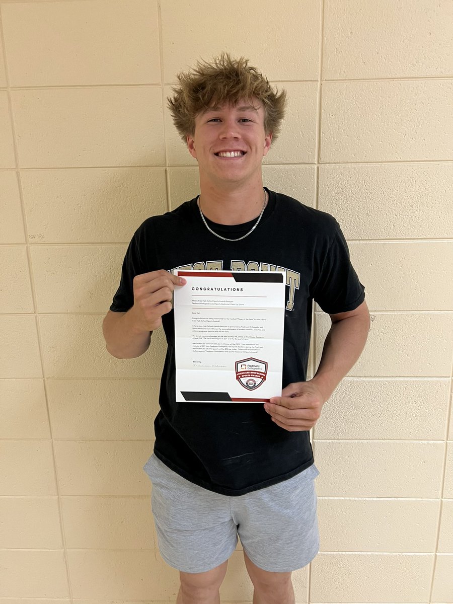 Blessed to be named Player of the Year!