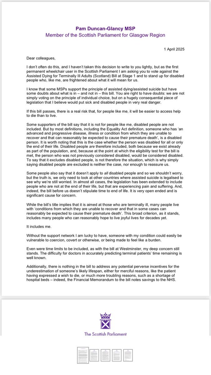 Pam Duncan-Glancy MSP tweet media