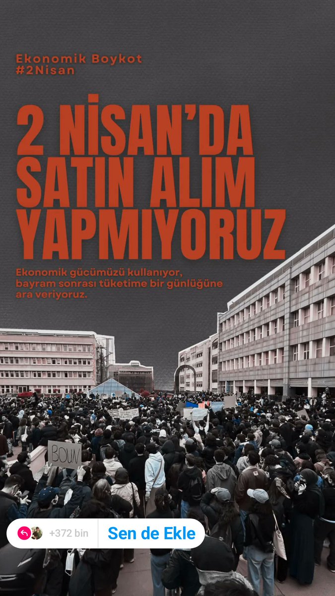 U N U T M A Y I N !!!Yarın 2 Nisan #Boykot
Günü ‼️ #2nisantüketimboykotu Yapıyoruz
