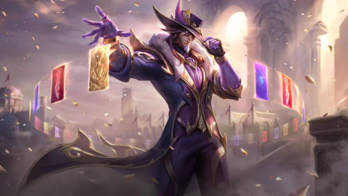 Er hat immer ein Ass im ÄrmelSiegreicher Twisted Fate ist bald für alle verfügbar, die in dieser Saison 15 Ranglistenspiele oder mehr gewonnen haben! 