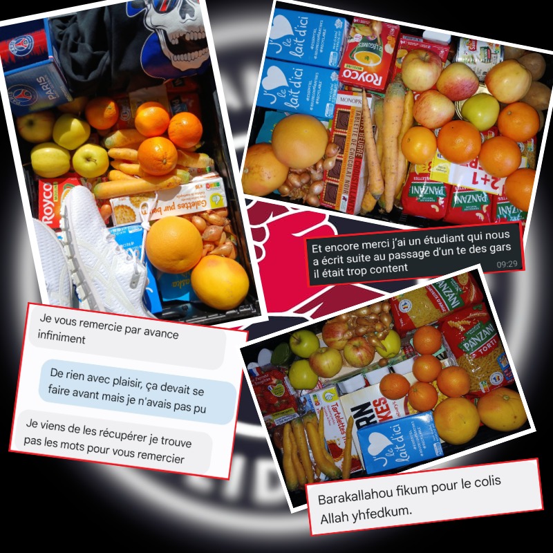 Je voulais vs parler de l'anecdote de Yacine Bammou mais d'autres s'en chargeront 😂

Gros début de semaine avec des colis d'aide alimentaire distribués partt en IDF 💪🏻

Merci à <a href="/Dark2Flo/">FloTheDark2</a> pour les livraisons bénévoles, merci à <a href="/DonCarl31221288/">DonCarlos</a> et <a href="/StudHelp_/">StudHelp</a> pour la confiance 🙏🏻