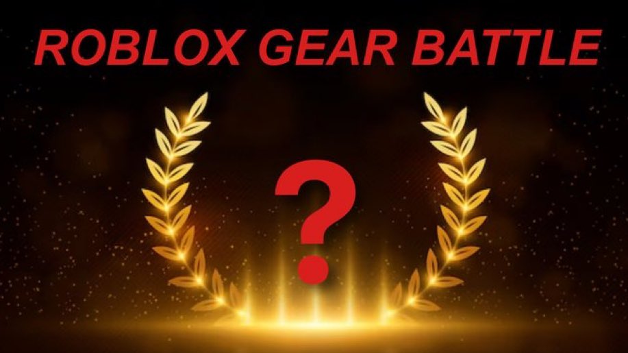 Roblox Gear Battles tweet media