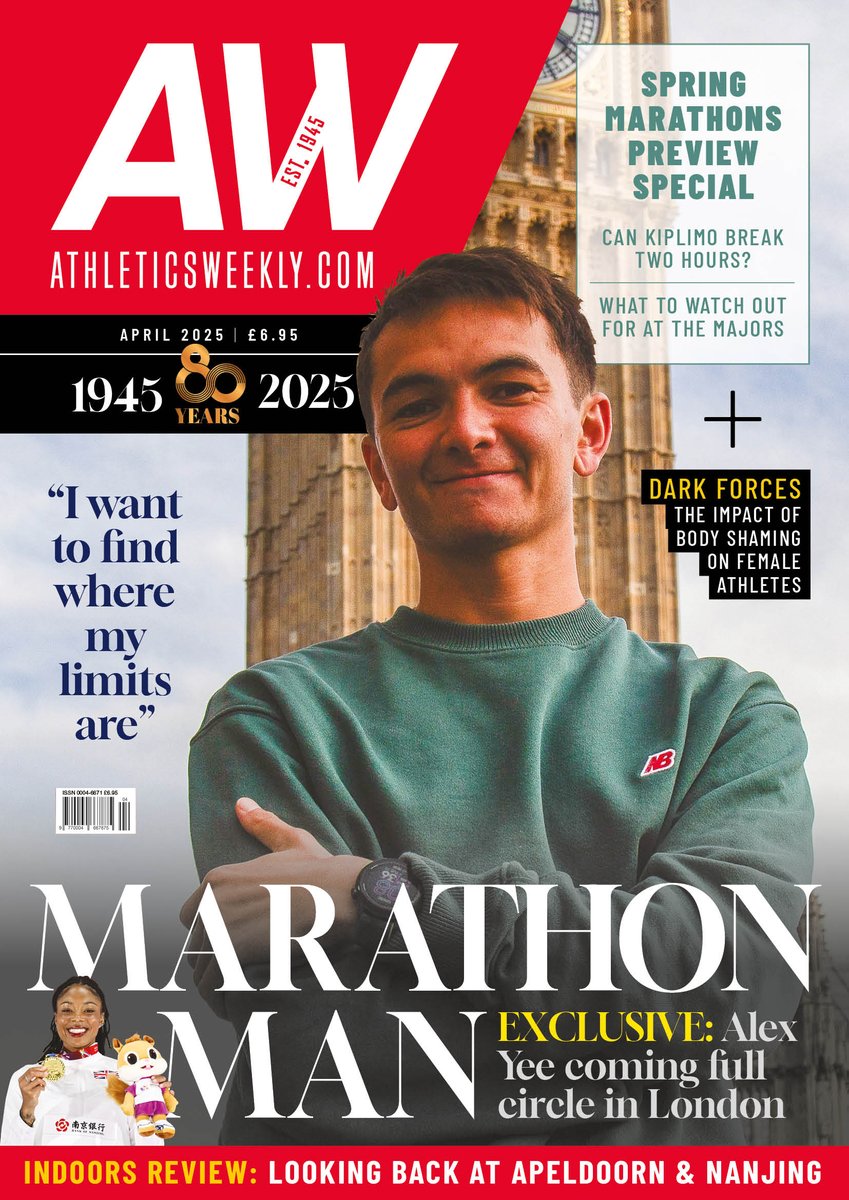 Introducing our April front cover 🥁

Ahead of making his <a href="/LondonMarathon/">TCS London Marathon</a> debut, Paris Olympic individual triathlon champion <a href="/Lixsanyee/">Alex yee</a> is our front cover star 🏃‍♂️

<a href="/Lixsanyee/">Alex yee</a> exclusively talks through his expectations over 26.2 miles, the lessons he hopes to learn at