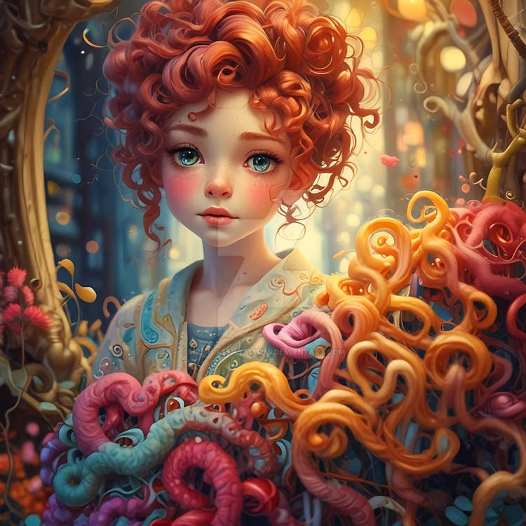 HrishikeshaNFTs's tweet photo. Curious eyes and a world of wonder. ✨ What adventures await this sweet dreamer? #DigitalArt #WhimsicalArt #CutePortrait #ArtLovers #CreativeVision #DreamyVibes https://t.co/l3Zbixw7uD