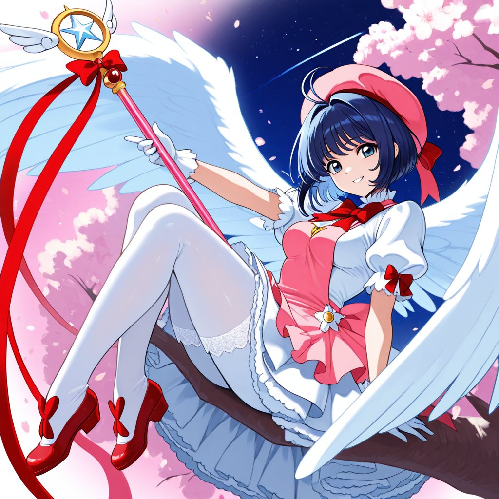 さくらと言えば、レリーズ！
藍さん+魔法少女Ver
#AIイラスト #カードキャプターさくら