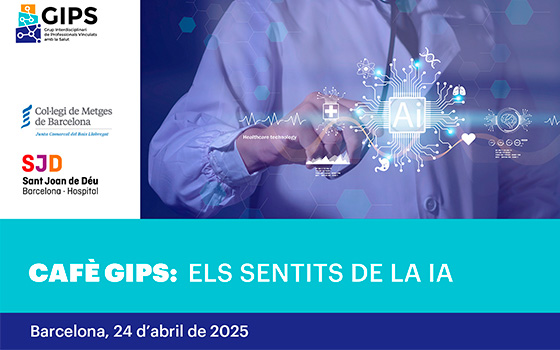 SJDFormacion's tweet photo. 🖥️ Uneix-te al #cafeGIPS : 'Els sentits de la IA' per descobrir experiències d'ús de la Intel·ligència Artificial aplicada en salut .
📅 24 d'abril 2025
🕒 09:30h
💻 Modalitat Online i 📍 Presencial a @SJDbarcelona_ca
🔽 Inscripció gratuïta
https://t.co/J1CSzarUb2 https://t.co/YnYxIcce95