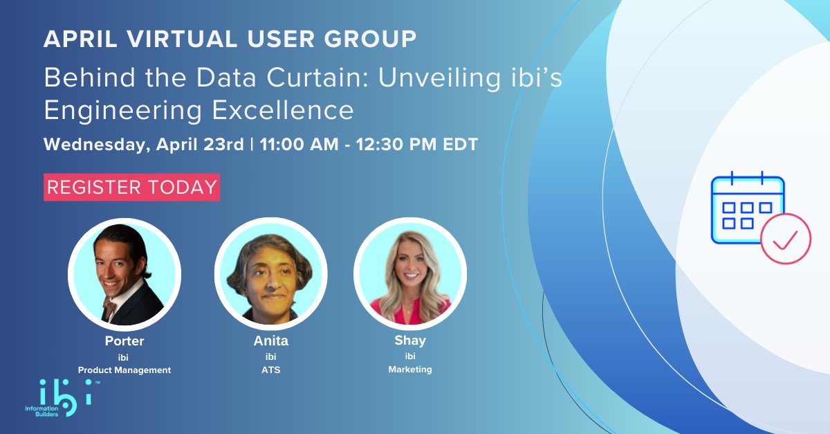 Tired of data chaos? 🤪 Ready to build robust, streamlined data pipelines? Join us on April 23 as we delve into the core of Data Engineering with ibi, revealing the best practices and capabilities to architect your data future.  bit.ly/4j5rjF8 
#webinar #dataengineering