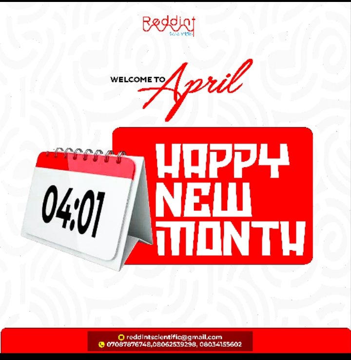reddintsci's tweet image. Welcome to the month of April