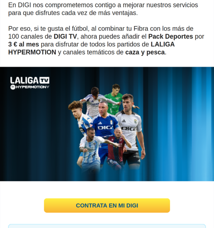 jonpelo's tweet photo. ¿Qué clase de chiste de mal gusto es este, @digimobil_es? Qué coñazo con el puñetero fútbol. Dejad de bloquear páginas que no tienen nada que ver y compensadnos de una vez.

P.D.: Sigue siendo muy fácil piratear esa mierda a pesar de los bloqueos. https://t.co/TZ8NgTY0QT