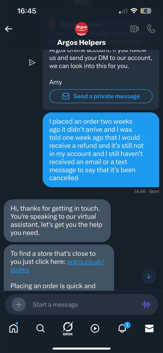 Jaadedaisy's tweet photo. @ArgosHelpers Are you joking? I did this over an hour ago and this was what I got… https://t.co/UBxFYX6KYi