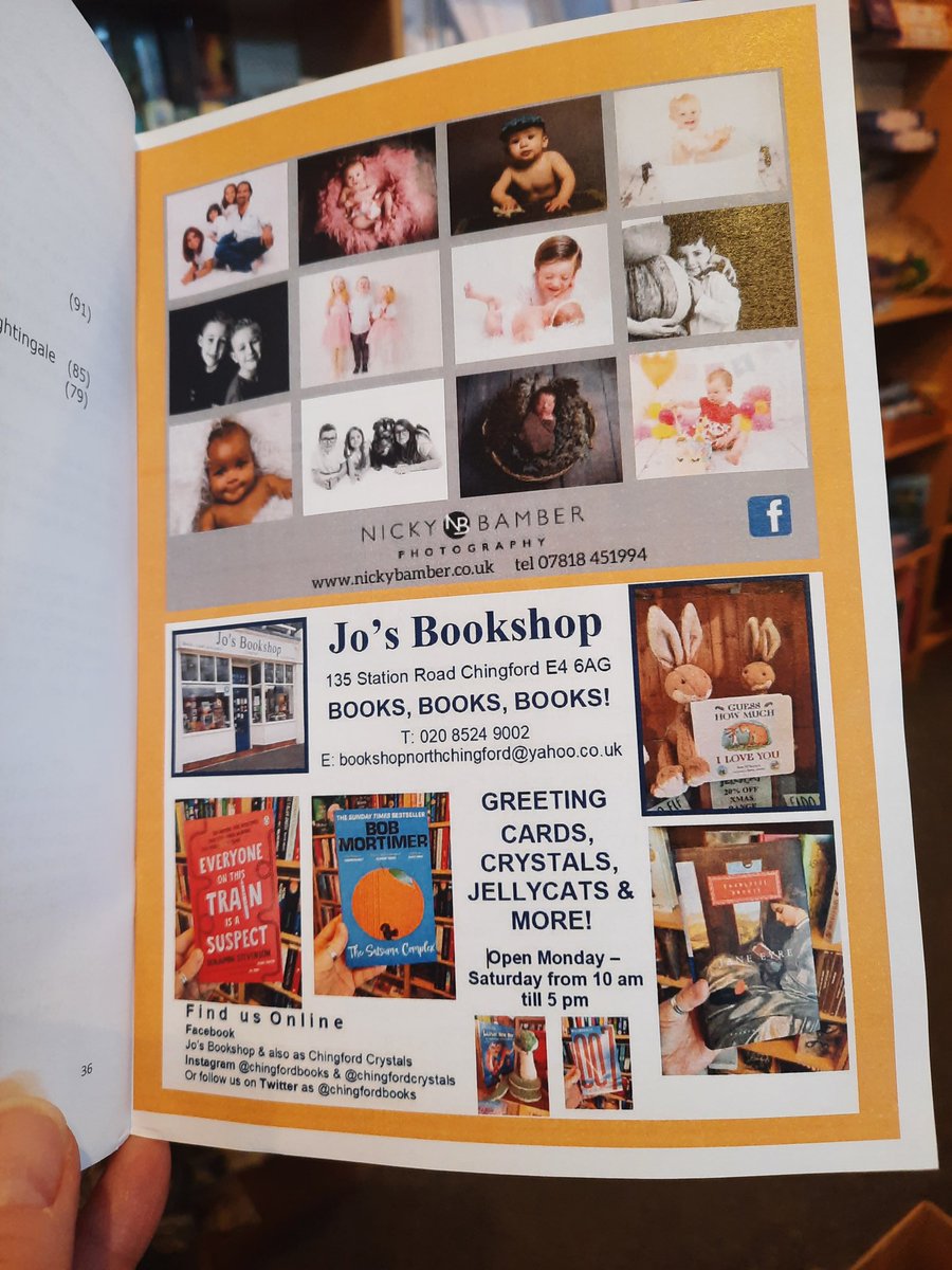 JosBookshopChingford (@chingfordbooks) on Twitter photo See our new advert in the parish church magazine 😀
Thank you to Christine for dropping a few copies to us here, as she does every month for those that come & buy the magazines here
#JosBookshop #MagicOfTheBookshop #Advertising #TellYourFriends #ThankYouForYourSupportWhereYouCan See our new advert in the parish church magazine 😀
Thank you to Christine for dropping a few copies to us here, as she does every month for those that come & buy the magazines here
#JosBookshop #MagicOfTheBookshop #Advertising #TellYourFriends #ThankYouForYourSupportWhereYouCan