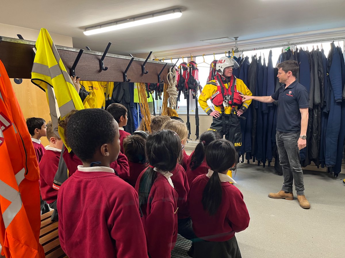 Thank you RNLI  for keeping us safe at sea! Orange class had a brilliant time! #rnli 🚤⚓️🌊.