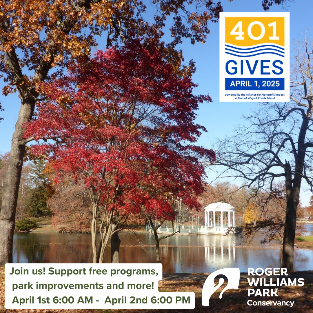 Thank you for all you do! 
🎁A gift TODAY on @401gives  can have DOUBLE the impact through matches from philanthropic institutions. 
⏰Giving at 12:00 or 4:01 makes your $$ go farther thanks to <a href="/wearerienergy/">Rhode Island Energy</a>  and <a href="/RIFoundation/">Rhode Island Foundation</a> matches.
See full list of prizes on the website!