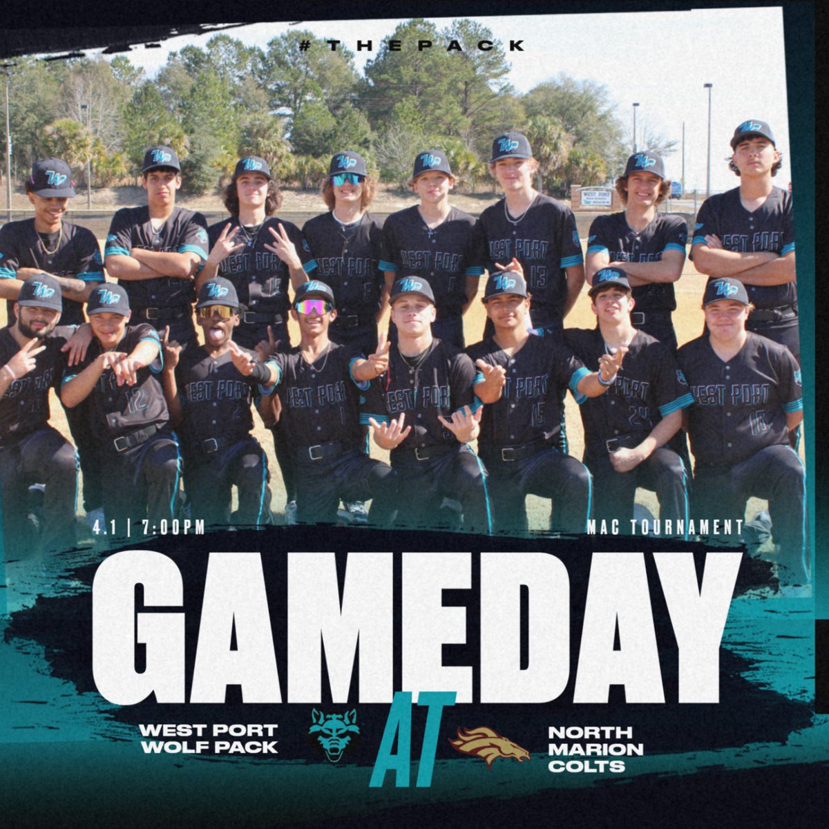 Tourney Time!

The #7 Wolf Pack take on #2 Colts in round 1 of the MAC Tournament.

⏰ 7:00 PM
📍 North Marion High School
📈 web.gc.com/teams/9ziN15lp…
🎫 gofan.co

#ThePack #FHSAA #Baseball