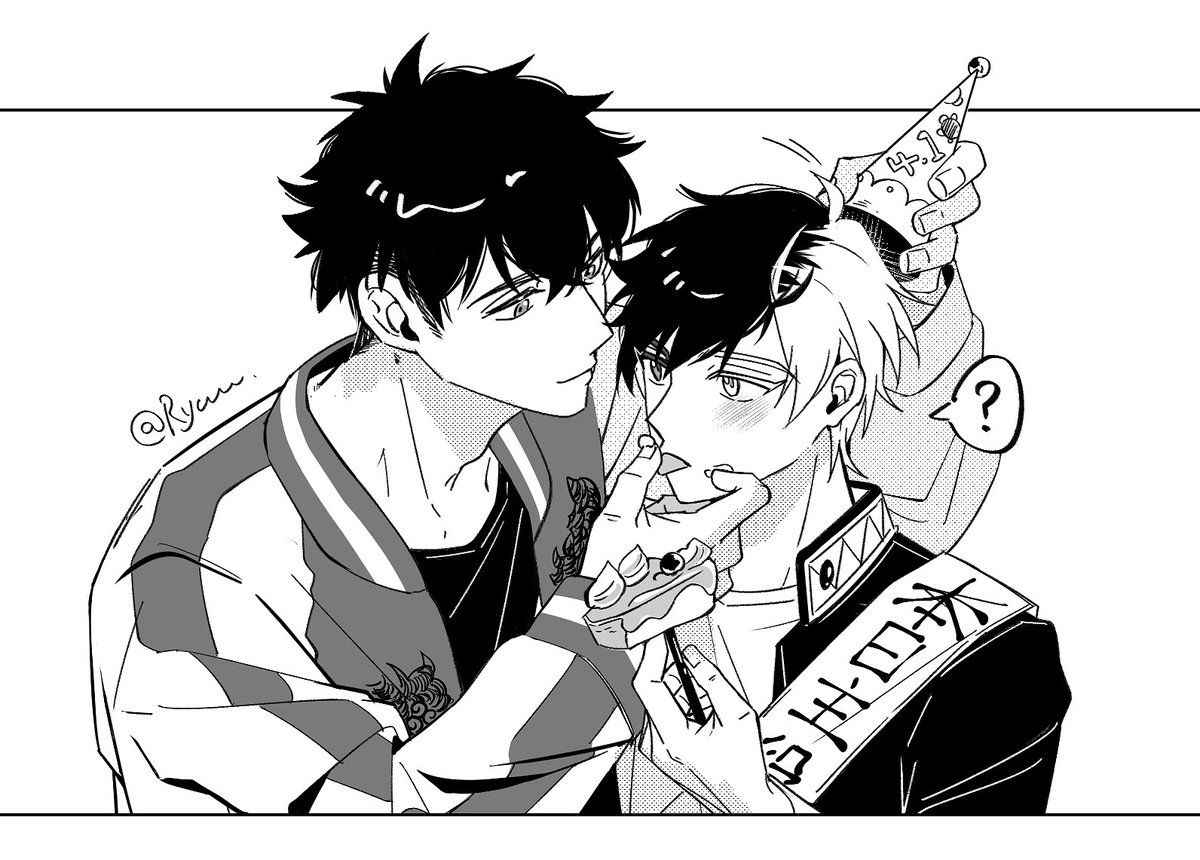 capiusco's tweet image. 🐢🌸かめさく (とがさく)  
birthday surprise
誰かがなにかを狙ってる