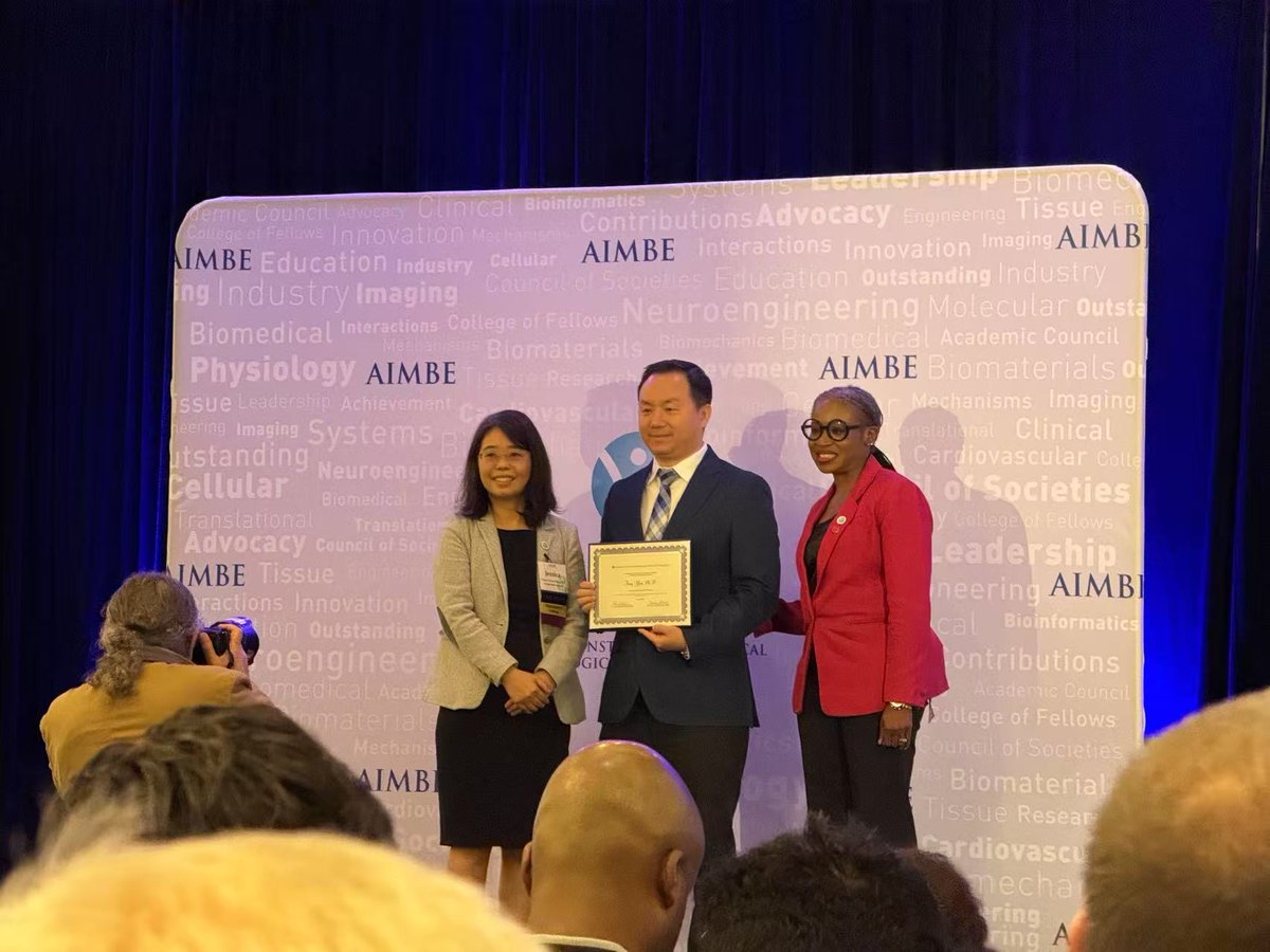 yuefeng_1's tweet image. I&apos;m honored to be inducted as a fellow into the American Institute for Medical and Biological Engineering @aimbe. Had a great visit to Capitol Hill and advocated for biomedical engineering research. @NU_BMG_SQE  @NUFeinbergMed