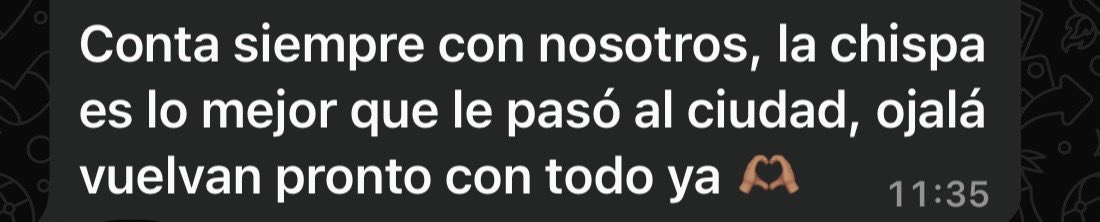 Agenden 12/04 ❤️‍🔥 vuelve La Chispa 
Más info en breve 🙌🏼
Esperamos verles 💥✨