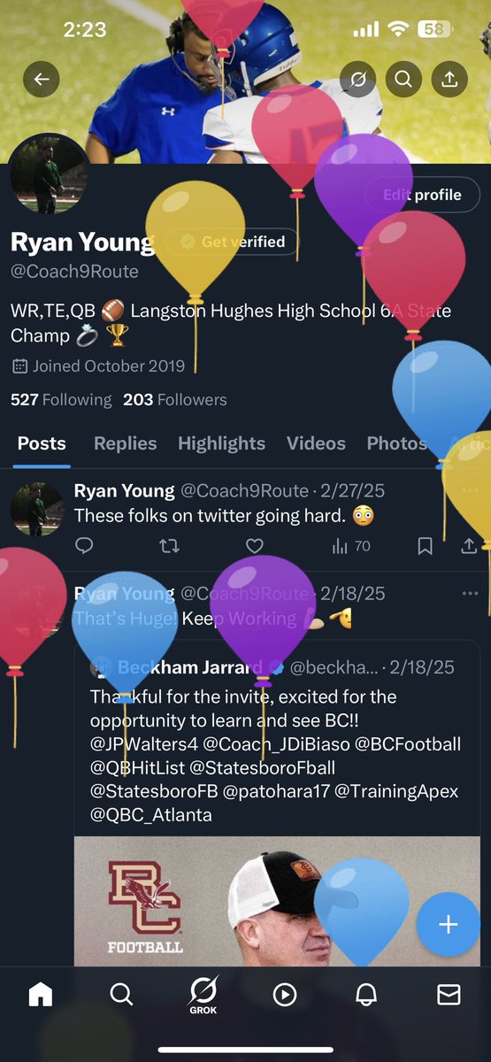 Coach9Route's tweet image. Thankful to see another! 🙏🏼