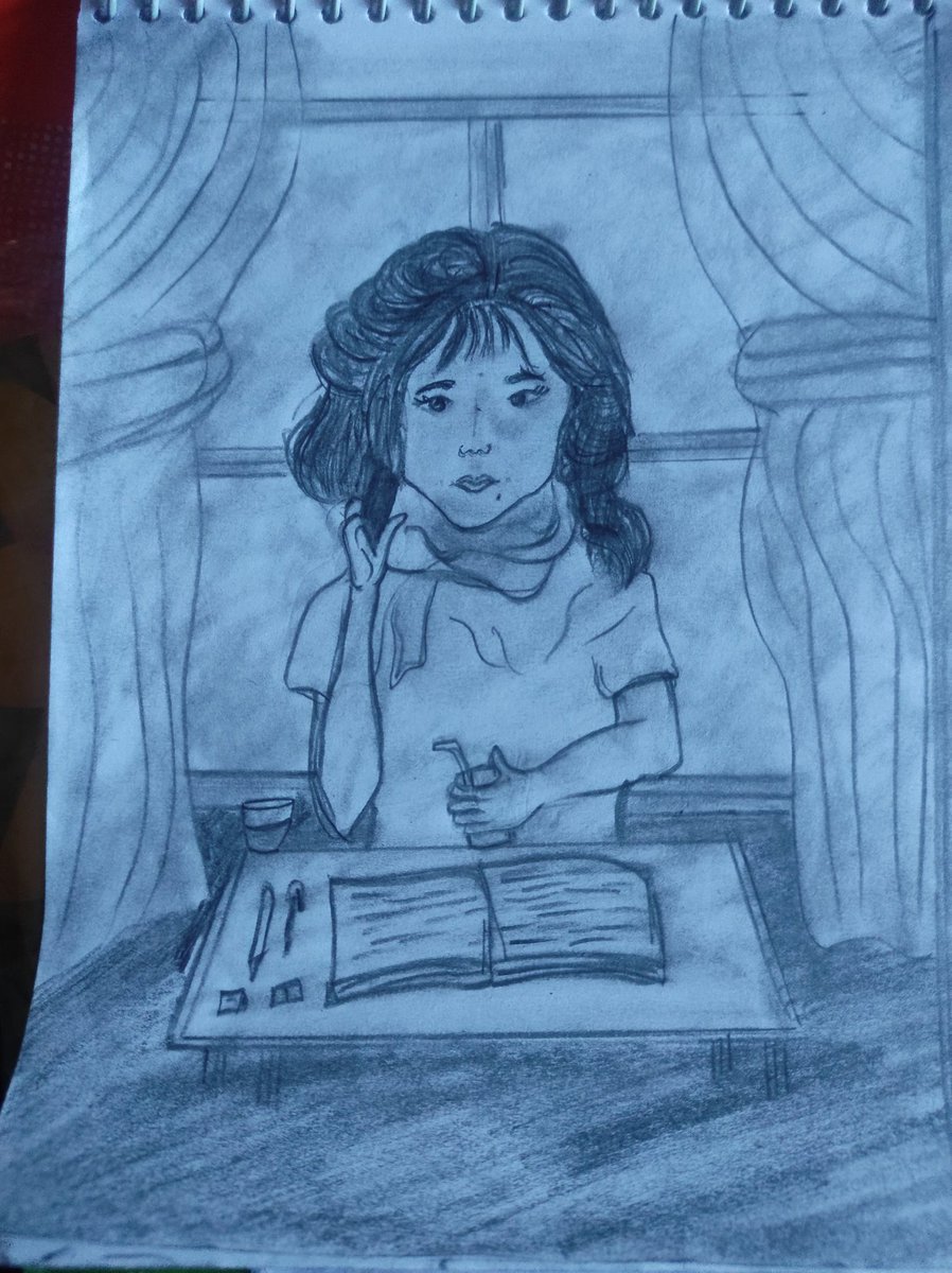 shrijiacharyaa's tweet image. #🧿Myartshrijiart🧿 #30march2025 My✏️ #Sketchs  #studentlove #Lovebirds #Madebyme‌ #shrijiart
 🎵🎶🎨
#ilovepainting #paintinglover 🎨
#myeverythingpainting🎵🎶🎨 
 #chhutkkiacharya #Shrijiacharya