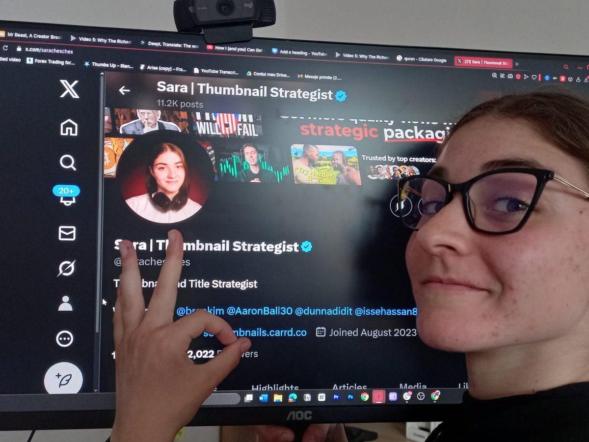 Sara | Thumbnail Strategist tweet media
