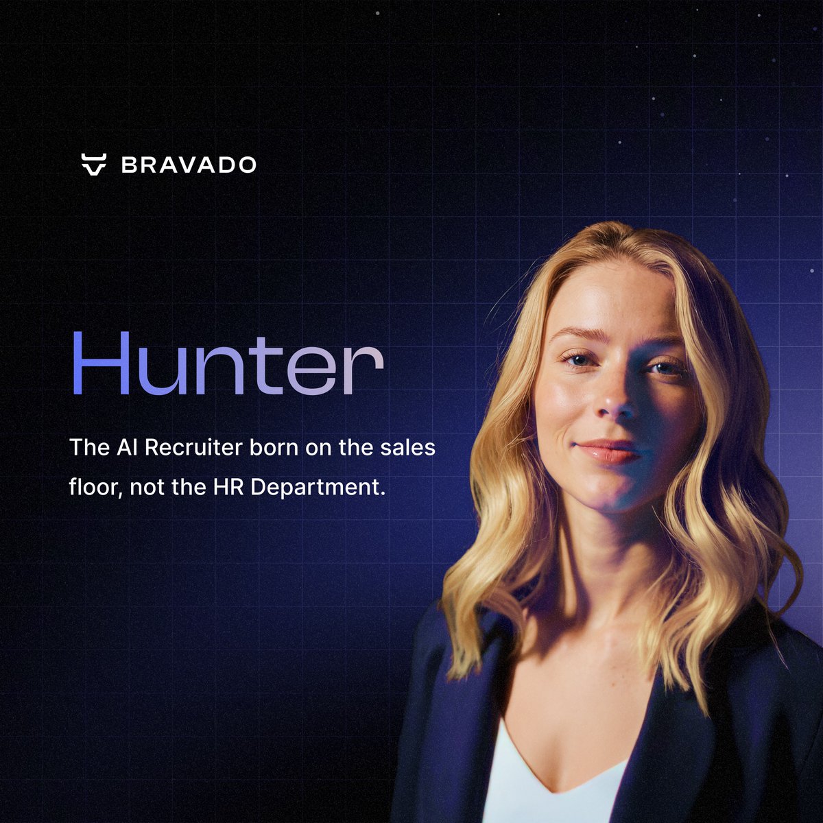 We just launched the first AI that can sell itself! 

April Fools! 
Only humans can sell. But, Hunter can help you hire them. 
LONG LIVE SALES