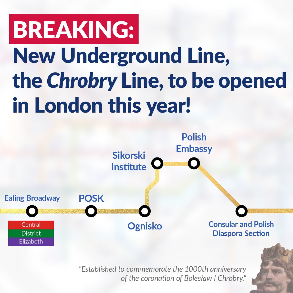 Polish Embassy UK 🇵🇱 (@polishembassyuk) on Twitter photo Hey, <a href="/TfL/">TfL</a>, thanks for the recognition 😉.
In all fairness, London is full of so many sites significant to the Polish community living here (<a href="/posklondon/">POSK Polish Centre London</a>, <a href="/ognisko_polskie/">Ognisko Polskie</a>, or the Embassy building, to mention a few) that we could have a separate Tube line running between them. 🚇 Hey, <a href="/TfL/">TfL</a>, thanks for the recognition 😉.
In all fairness, London is full of so many sites significant to the Polish community living here (<a href="/posklondon/">POSK Polish Centre London</a>, <a href="/ognisko_polskie/">Ognisko Polskie</a>, or the Embassy building, to mention a few) that we could have a separate Tube line running between them. 🚇