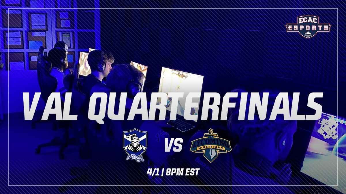 SAU Valorant (Black) is locked and loaded! They are prepared for the matchup against Lycoming College in the quaterfinals. They have been ready for this moment, so it's time to shine!

Stream on Twitch 🎥
Link to stream: twitch.tv/esports_sau
#BattleReady ⚔️
