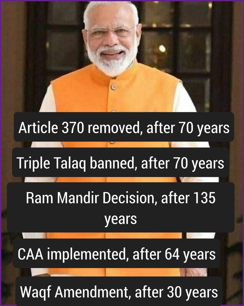 PoornimaNimo's tweet image. The Waqf Amendment Bill will be tabled at 12PM in the Parliament tomorrow.
Both TDP and JDU  will support Govt’s Stand on the Waqf Amendment Act with Chirag Paswan already declaring his support to the BJP.
MODI HAI TOH MUMKIN HAI.