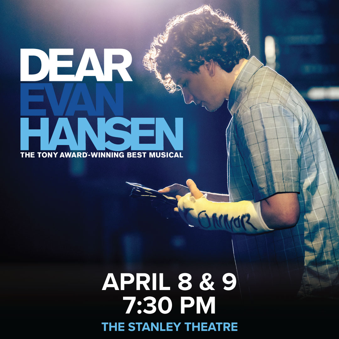 It's almost time to immerse yourself into the world of "Dear Evan Hansen" at The Stanley Theatre. This inspiring show opens in just ONE week! Get your tickets at Ticketmaster.com for April 8-9 or BroadwayUtica.org
