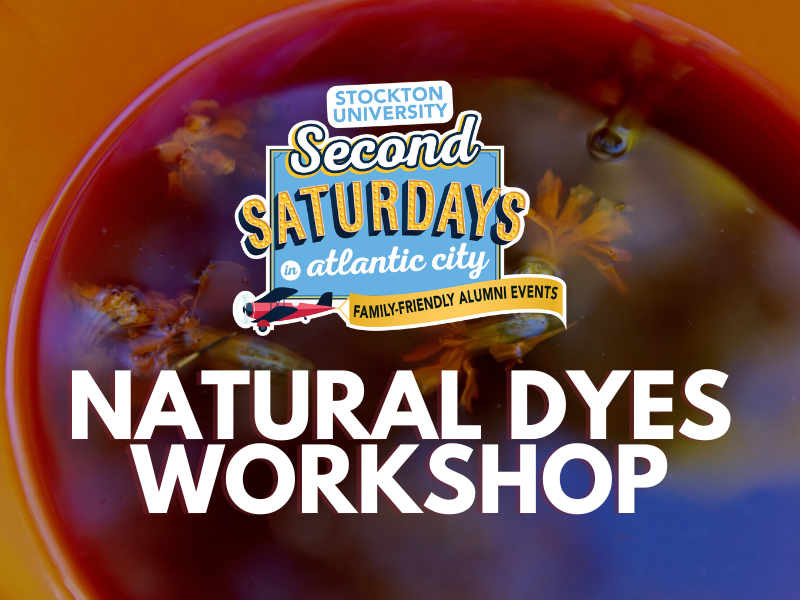 Noyes staff will be on-site Stockton Atlantic City campus for Stockton University’s Alumni Second Saturdays with this FREE shibori workshop!

📅 Saturday, April 12
🕙️ 10:00 a.m. to 12:00 p.m.
📍 John F. Scarpa Academic Center, 3711 Atlantic Avenue
🎟️ givecampus.com/schools/Stockt…