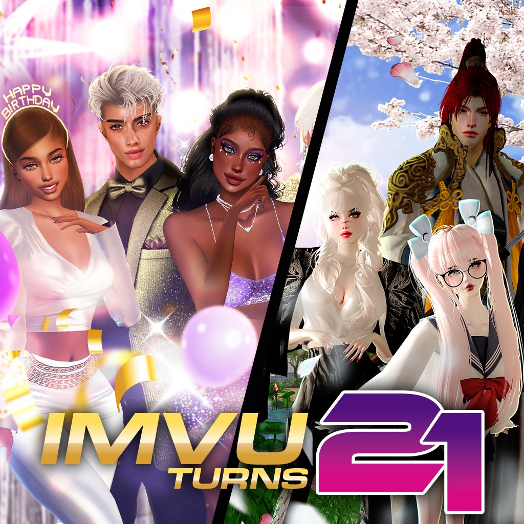 We just dropped our April Social Club calendar. 🌸 Follow the link below to get a sneak peek into all the exciting events, sales, and free login gifts this month.

👉🏼 im.vu/IMVU21