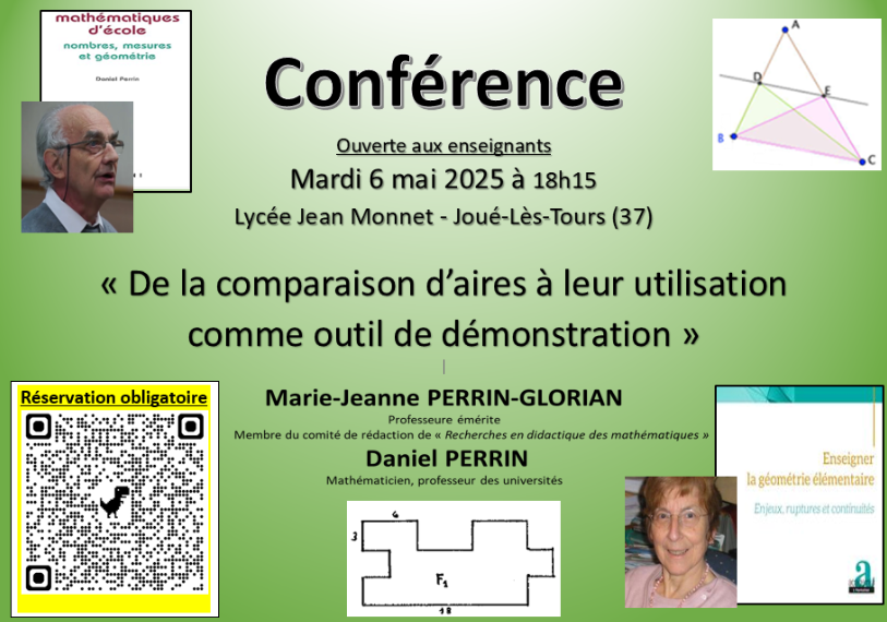 Une conférence de haut vol au #labomaths de Joué Lès Tours <a href="/ac_orleanstours/">Académie d'Orléans-Tours</a>  avec deux conférenciers passionnants Perrin &amp; Perrin.
Ouverte à tous les enseignants de <a href="/maths_ot/">MATHS_OT : Maths dans l'ac. d’Orléans-Tours</a>, sur inscription ici :
lycees.netocentre.fr/forms/mardi-6-…
🗓Mardi 6 mai 2025 18h15